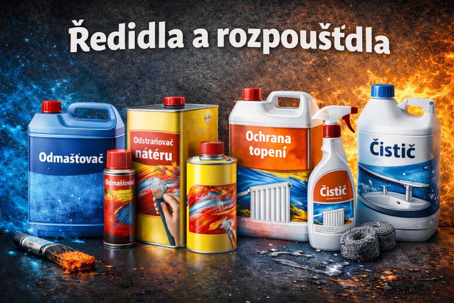 Ředidla a rozpouštědla