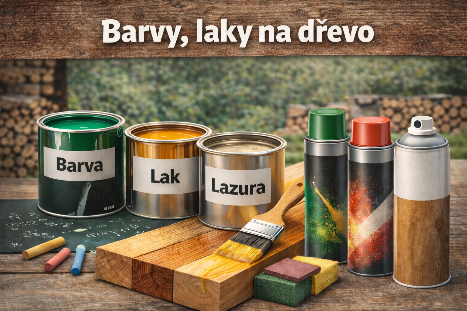 Barvy a laky na dřevo