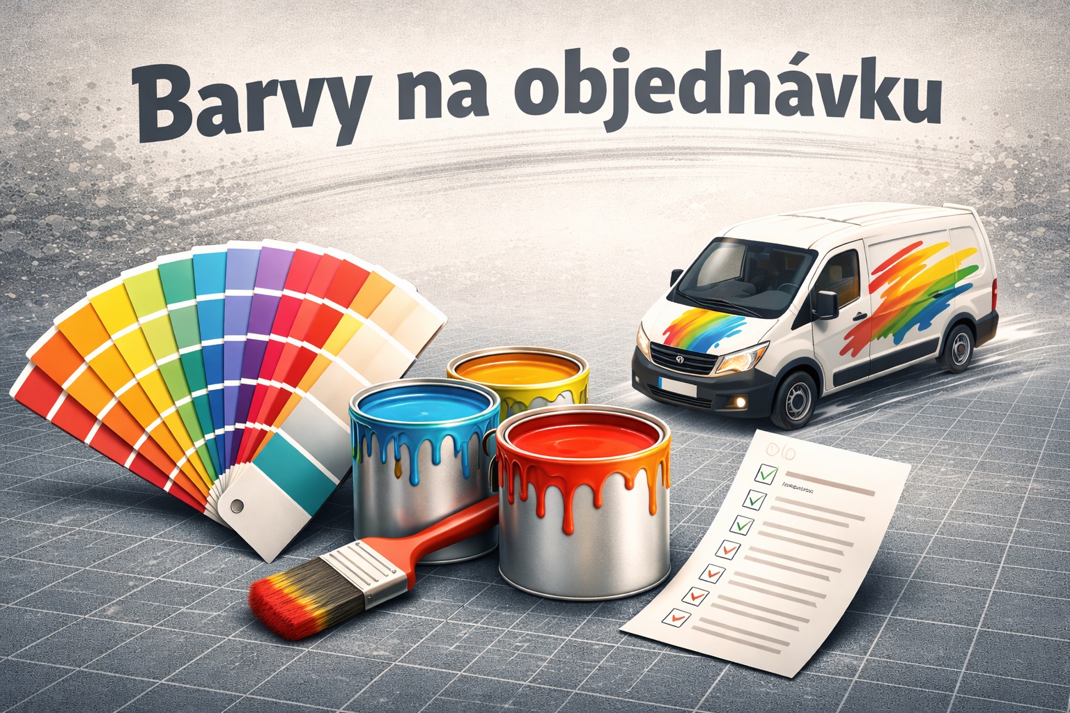 Barvy na objednávku