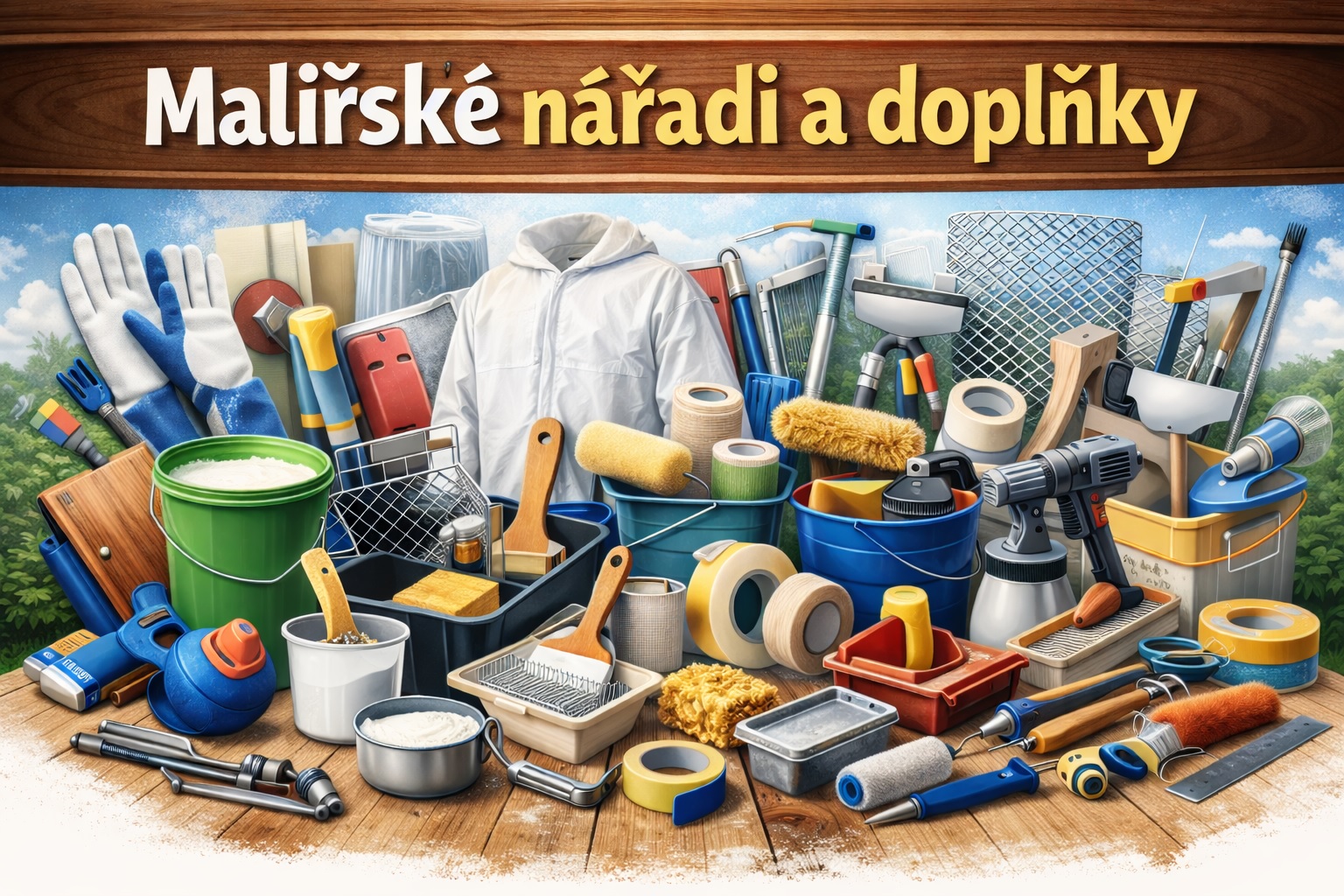 Malířské nářadí a doplňky