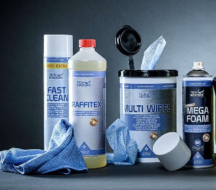 Oleje, vazelíny, čističe