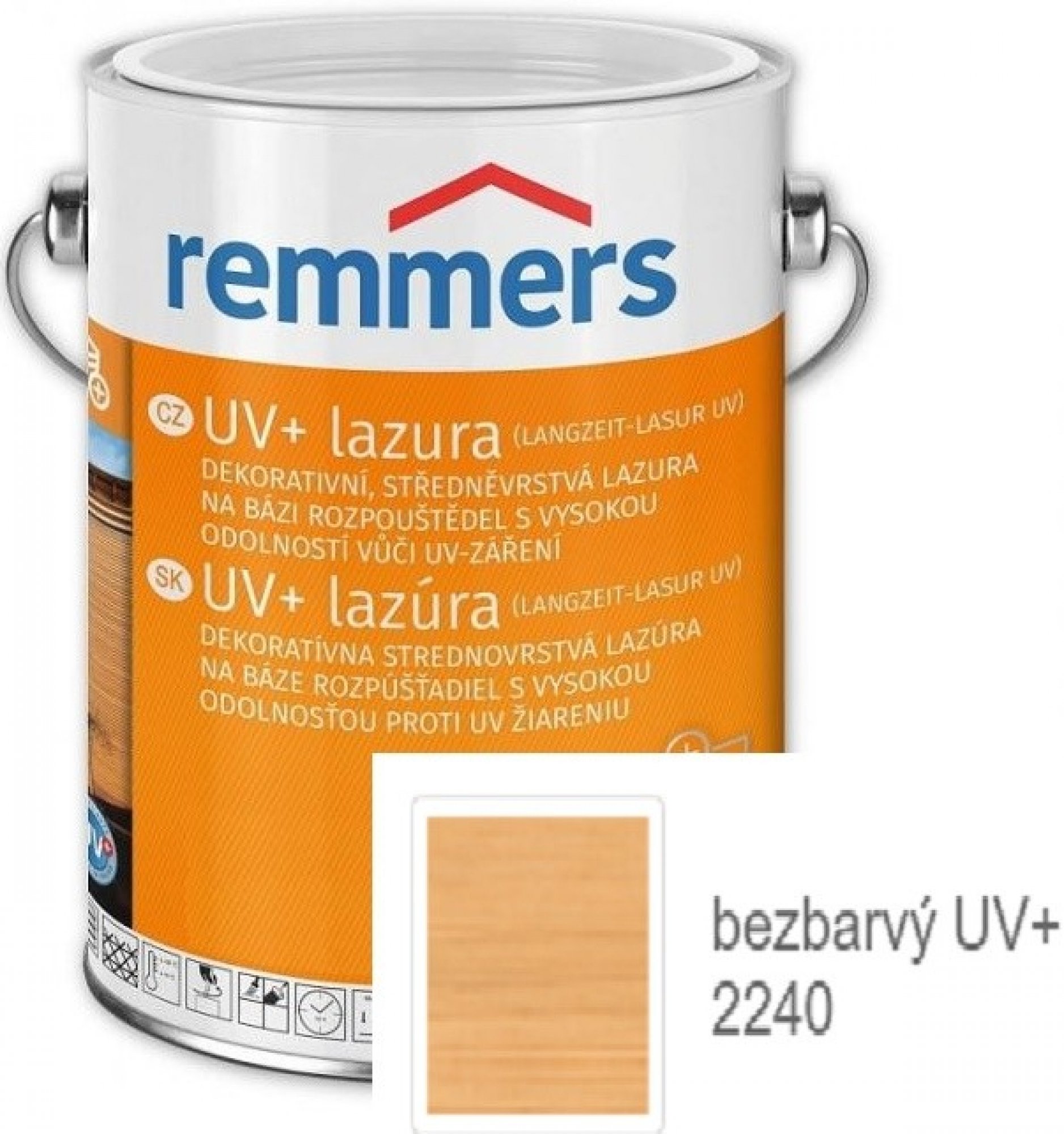 Remmers UV+ Lazura 5L Bezbarvý