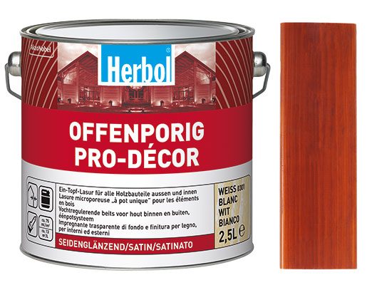 Offenporig Pro Decor 0,75 l mahagon