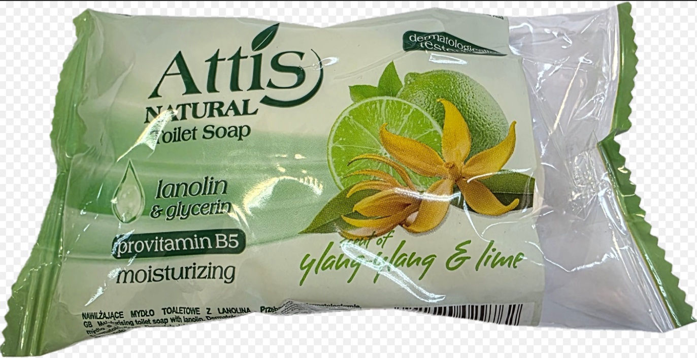 Attis Natural Toilet Soap ylang-ylang&lime 100g