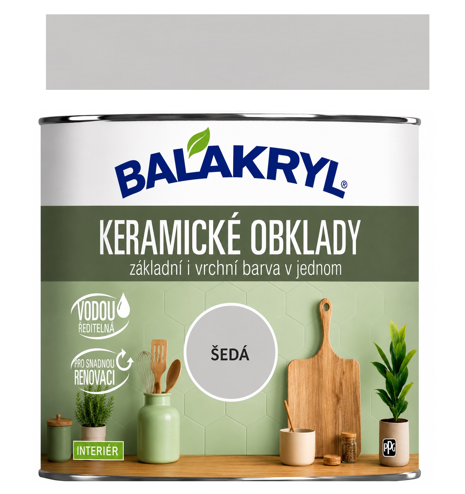 Balakryl Keramické Obklady šedá 0,75l