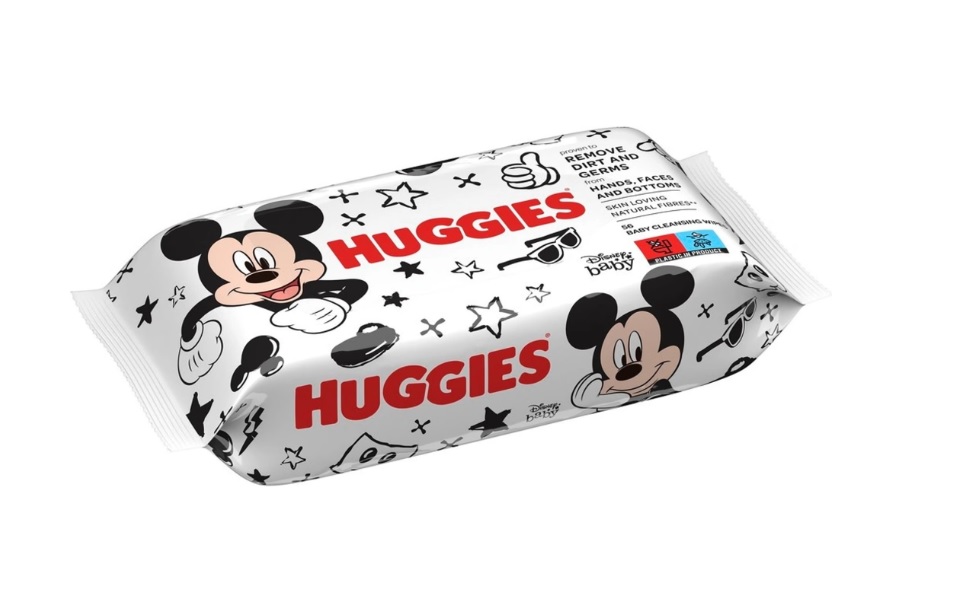 Huggies vlhčené ubrousky Mickey Mouse, 56 ks ( )