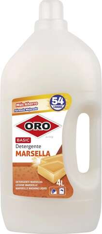 Tekutý gel na praní Oro Basic Marseillské mýdlo 4L