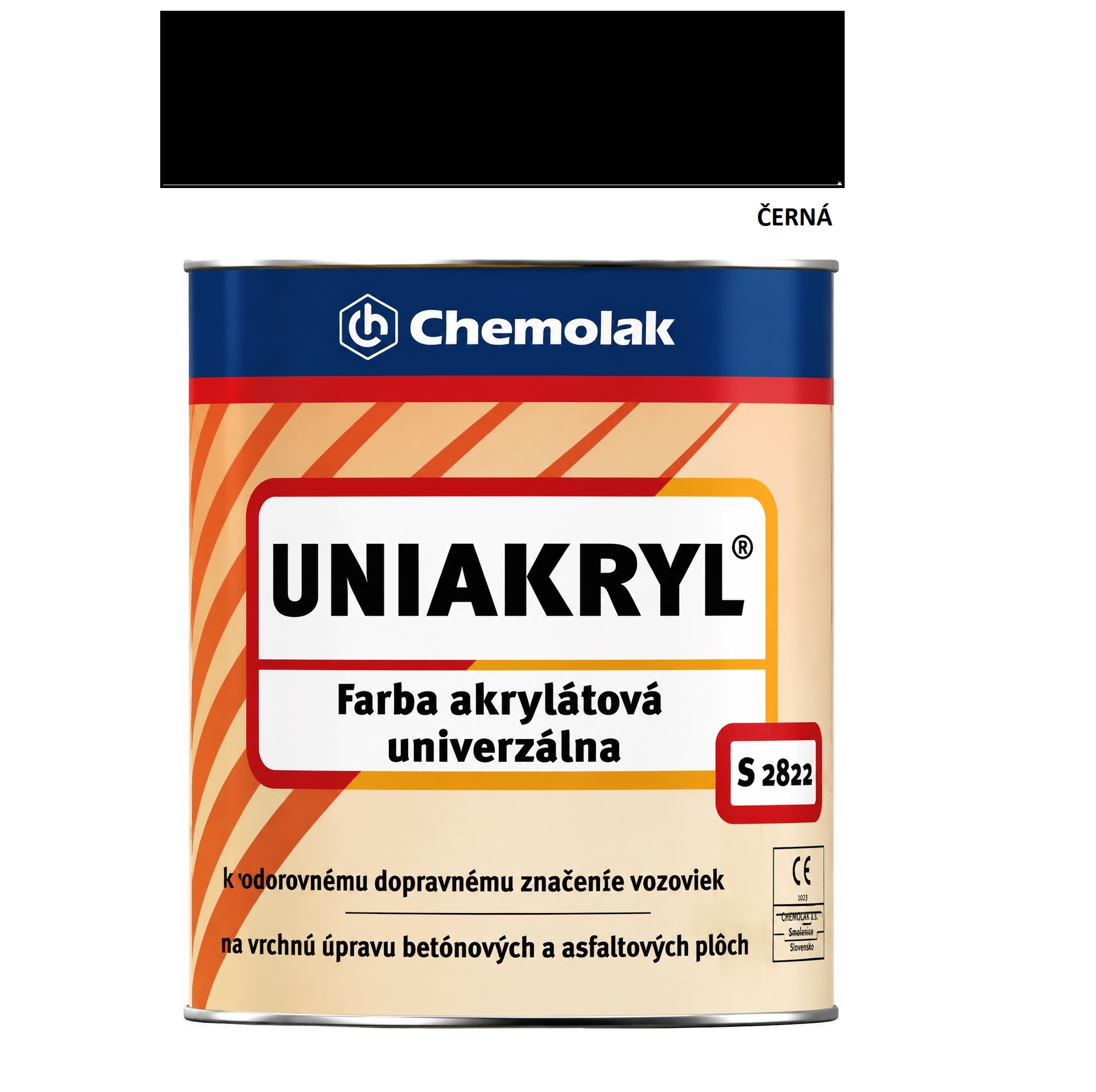 Chemolak Uniakryl S 2822 0199 černá 5kg