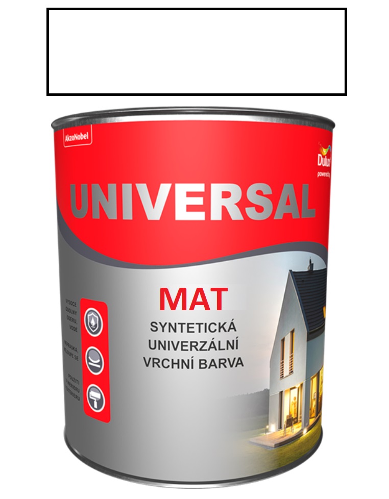 Dulux Universal Mat bílá 0,75L