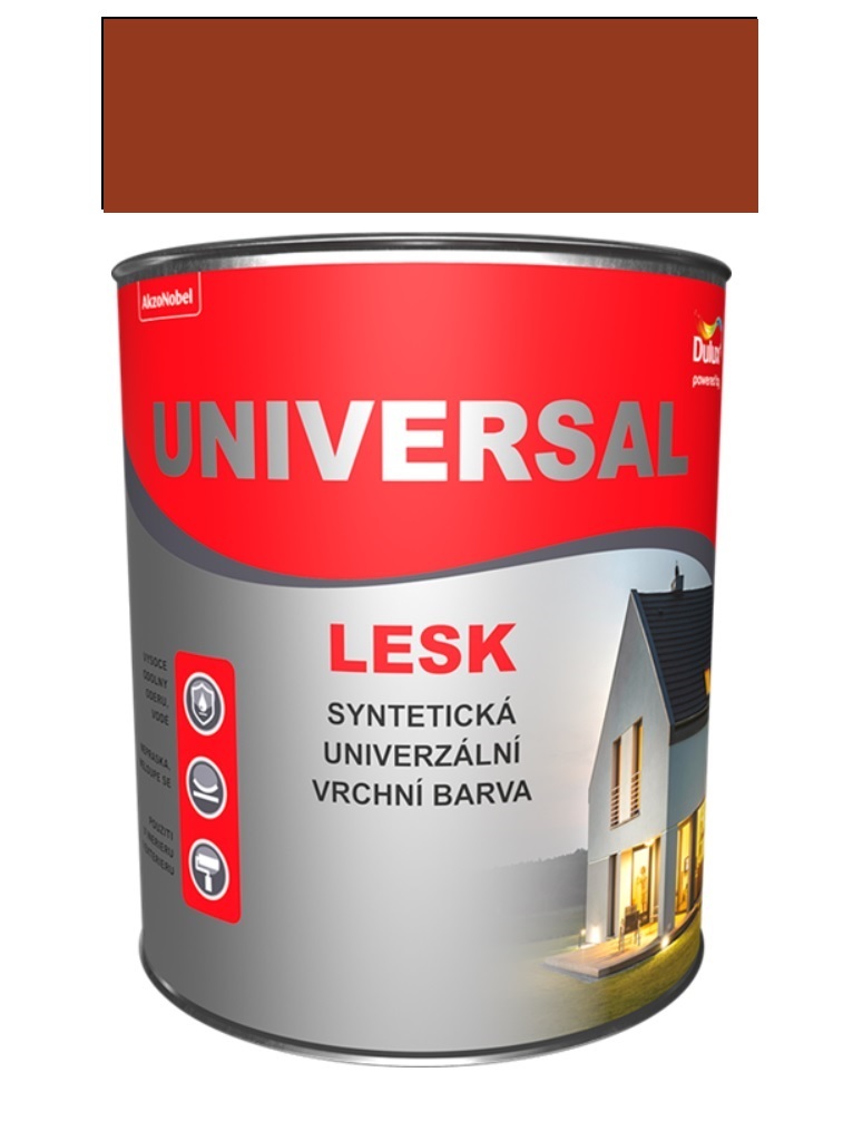 Dulux Universal Lesk 8440 červenohnědá 0,75l