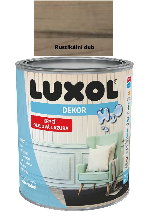 Luxol Dekor Rustikální dub 0,75 l