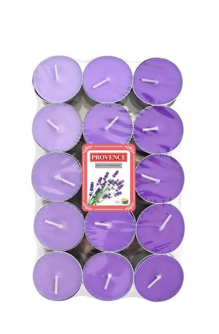 Provence Svíčka čajová levandule, 30ks