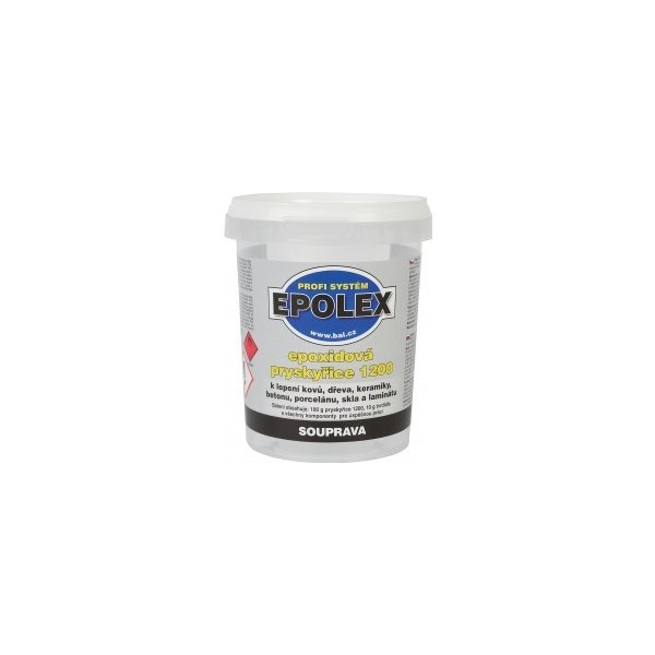 Barvy a Laky Hostivař Epolex 1200 souprava epoxidové pryskyřice 100 g