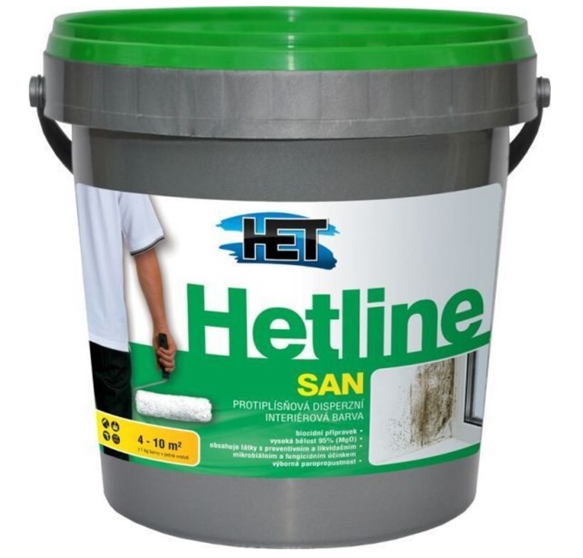 Het HETLINE SAN ACTIVE protiplísňová barva1,5kg