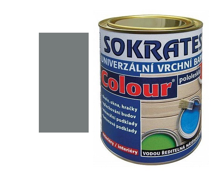 SOKRATES Colour 0103 světle šedá pololesk 0,7 kg