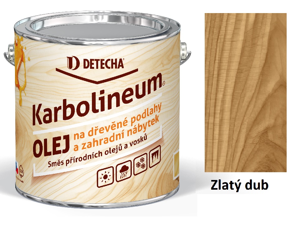 Detecha Karbolineum olej - Zlatý dub 2 kg