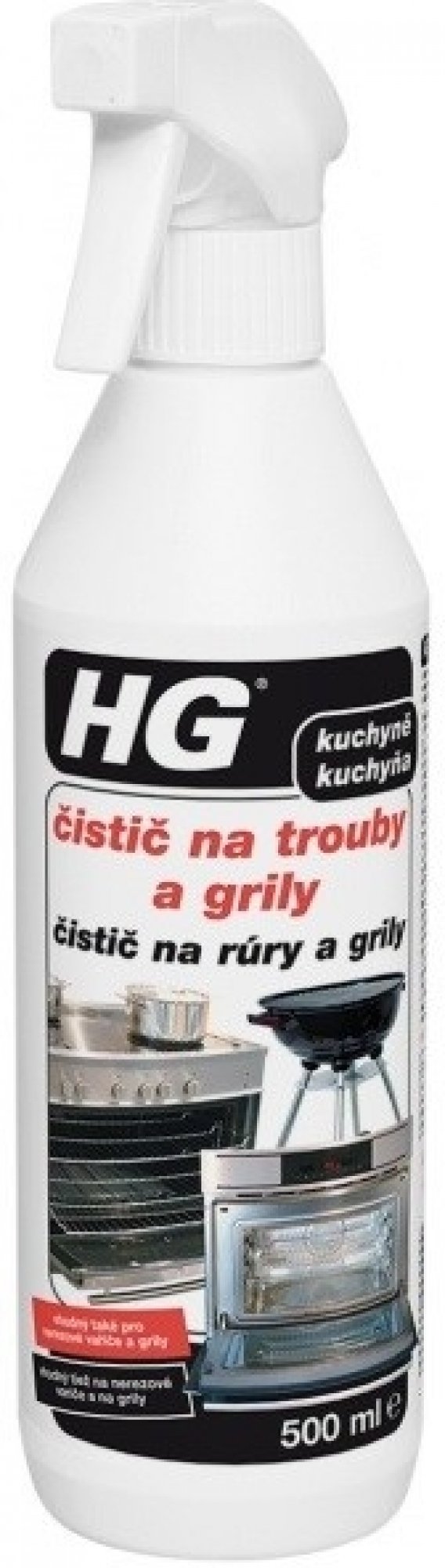 HG čistič na trouby a grily 0,5 l
