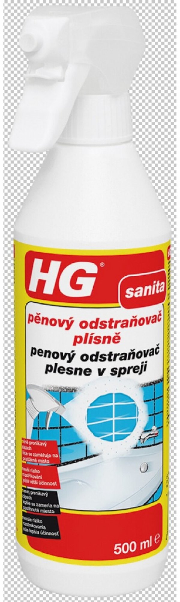 HG Pěnový odstraňovač plísně 500 ml