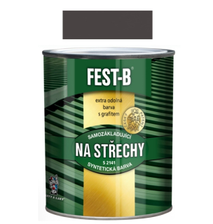 Barvy a laky Hostivař FEST- B šedý 2,5l