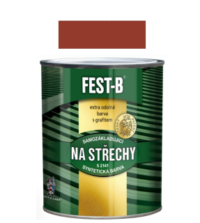 Barvy a laky Hostivař FEST- B cihlová 2,5l