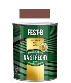 Barvy a laky Hostivař FEST- B červenohnědá 2,5l