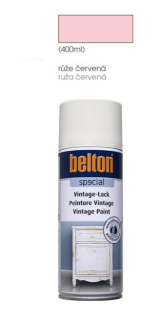 Belton Vintage barva-sprej, 400 ml růže červená
