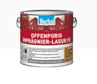 Herbol Offenporig Imprägnier-Lasur FS 2,425 l Bezbarvý