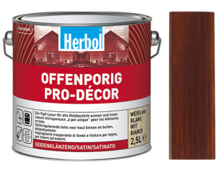 Offenporig Pro Decor 2,5 l kaštan