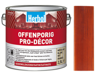 Offenporig Pro Decor 2,5 l mahagon