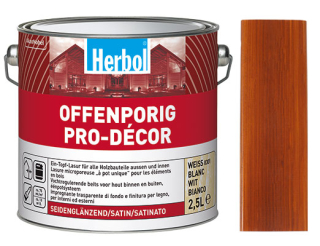 Offenporig Pro Decor 2,5 l teak