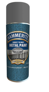 Hammerite přímo na rez sprej hladký stříbrný 400ml