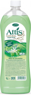 Attis Olive & Cucumber tekuté mýdlo 1 l