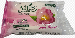 Attis Flower Toilet Soap pink flower 100g