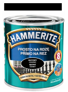 Hammerite na rez, matný černý 0,25l