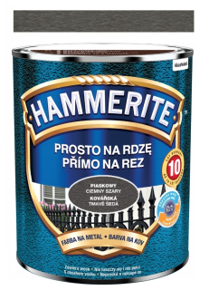 Hammerite na rez kovářská barva tmavě šedá 0,75l