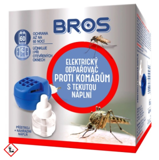 Bros Elektrický odpařovač proti komárům s tekutou náplní 40ml