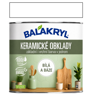 Balakryl Keramické Obklady bílá a báze 0,75l