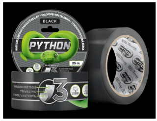 Páska vysokopevnostní, PYTHON 25 m, černá