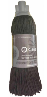 Mop mikrovlákno provázky 25 cm/150g, černý