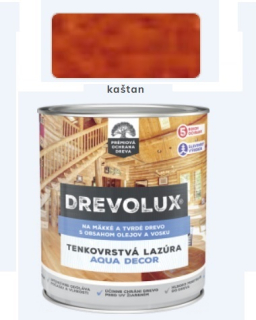 Chemolak Drevolux Decor 0206 kaštan 2,5 L