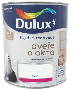 Dulux Rychlá Renovace Okna a Dveře 0,7l Bílá