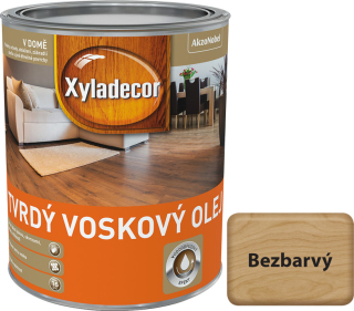 Xyladecor Tvrdý voskový olej 0,75 l bezbarvý