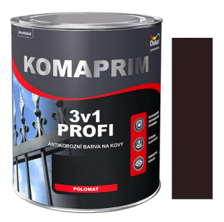 Dulux KOMAPRIM PROFI 3v1/0,75L RAL 8017 Tmavě hnědý