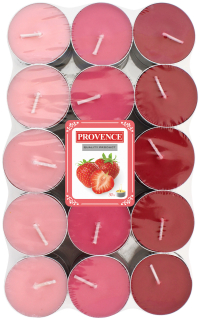 Provence Svíčka čajová jahoda, 30ks