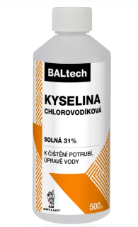 BALtech Kyselina chlorovodíková solná 0,5 l