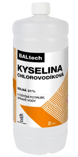 BALtech kyselina chlorovodíková solná 31 % 2L