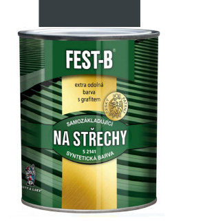 Barvy a laky Hostivař FEST- B antracit 5kg