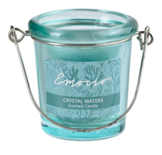 Emocio Sklo zelené 49x66 mm Crystal waters vonná svíčka