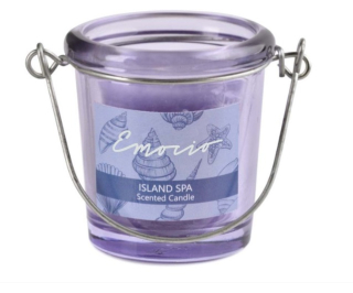 Emocio Sklo fialové 49x66 mm Island Spa vonná svíč