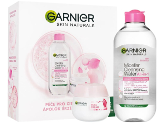 Garnier set krém den 50ml+mic.voda 400ml Rose